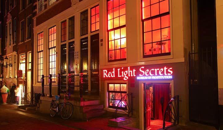 Entrada a Red Light Secrets Museum en Ámsterdam