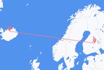 Flights from Kuopio, Finland to Akureyri, Iceland