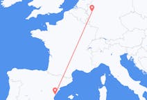 Flyreiser fra Castellón de la Plana, Spania til Köln, Tyskland