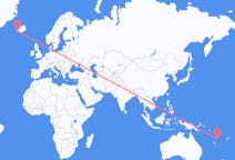Flights from Port Vila to Reykjavík