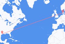 来自美国出发地 休斯敦目的地 丹麦比隆的航班