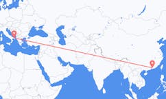 Flyrejser fra Huizhou, Kina til Brindisi, Italien