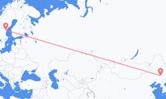 Flights from Changchun to Sundsvall