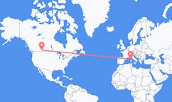 出发地 加拿大梅迪辛哈特目的地 法国费加里的航班