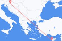 Flyrejser fra Pafos, Cypern til Zagreb, Kroatien