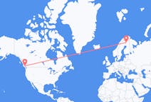 Flyrejser fra Campbell River, Canada til Kolari, Finland