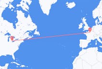 Flights from Detroit, the United States to Paris, France