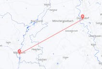 Flyg från Maastricht, Nederländerna till Düsseldorf, Tyskland