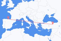 Рейсы из Сантандера, Испания в Сивас, Турция