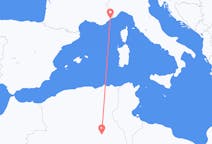 Flyrejser fra Hassi Messaoud, Algeriet til Nice, Frankrig