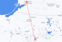 Flights from Kaliningrad, Russia to Szymany, Szczytno County, Poland