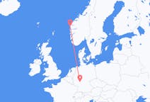 出发地 挪威出发地 弗盧勒目的地 德国法兰克福的航班
