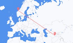 Flights from Qarshi, Uzbekistan to Kristiansund, Norway
