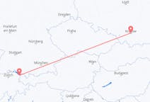 Flights from Kraków, Poland to Thal, Switzerland