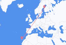 Flights from Tenerife, Spain to Vaasa, Finland