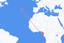 Flights from São Tomé, São Tomé & Príncipe to Horta, Azores, Portugal