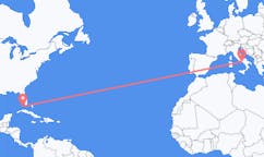 美国出发地 基韋斯特飞往美国目的地 那不勒斯的航班