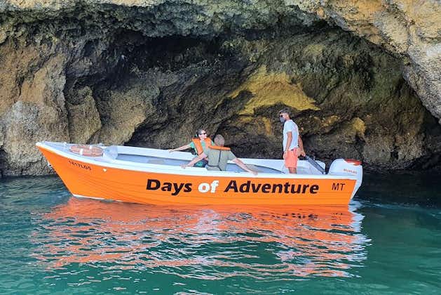 Croisière touristique dans les grottes de Ponta de Piedade au départ de Lagos