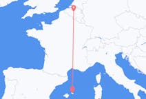 Vluchten van Mahón, Spanje naar Brussel, België