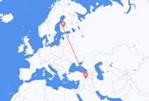 Flights from Mardin, Turkey to Tampere, Finland