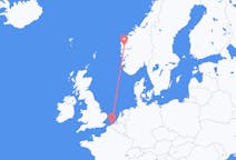 Fly fra Ostend til Førde i Sunnfjord