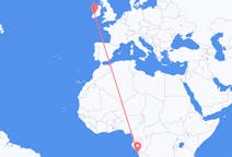 Flyreiser fra Pointe-Noire, Kongo-Brazzaville til Shannon, County Clare, Irland