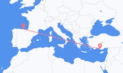 Flyreiser fra Santander, til Gazipaşa