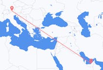 Flights from Abu Dhabi to Innsbruck