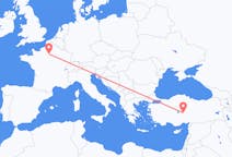 Flyrejser fra Nevşehir, Tyrkiet til Paris, Frankrig