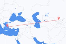 Flyreiser fra Tsjimkent, Kasakhstan til Ikaria, Hellas