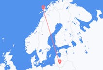 Flights from Stokmarknes, Norway to Kaunas, Lithuania