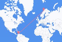 Flights from Santa Marta, Colombia to Narvik, Norway