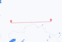 Vols depuis la ville de Tomsk vers la ville de Kazan