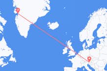 Flyg från Klagenfurt, Österrike till Ilulissat, Grönland