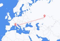 Flyrejser fra Kostanay, Kasakhstan til Bastia, Frankrig