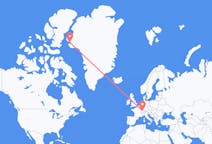 Flights from Qaanaaq, Greenland to Basel, Switzerland