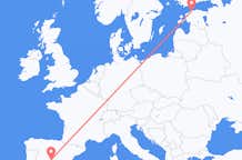 Flyrejser fra Madrid til Tallinn