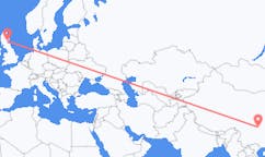 Flyrejser fra Chongqing til Dundee