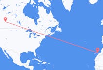 Flights from Edmonton to Lanzarote