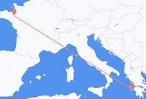 Flights from Rennes, France to Zakynthos Island, Greece