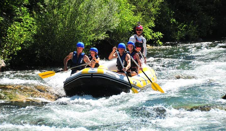 Private rafting on Cetina river with caving & cliff jumping,free photos & videos