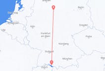 Flyg från Friedrichshafen, Tyskland till Hannover, Tyskland