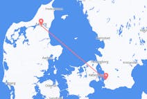 Vluchten van Aalborg naar Malmö