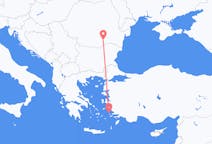 Voli da Lero, Grecia, a Bucarest, Grecia
