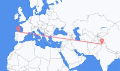 出发地 印度斯利那加目的地 西班牙Santiago del Monte的航班