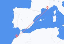 Flyg från Casablanca, Chile till Toulon