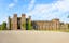 Photo of A panoramic view of the magnificent Scone Palace, historic building and attraction in the village of Scone and the city of Perth, Scotland .