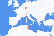 Flights from Djerba, Tunisia to Karlsruhe, Germany