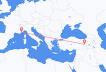 Flights from Bingöl, Turkey to Nice, France