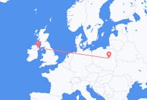 Flyreiser fra Belfast, Nord-Irland til Warszawa, Polen